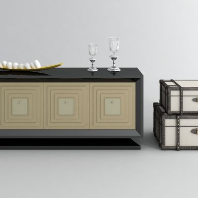 工业风电视柜 箱子