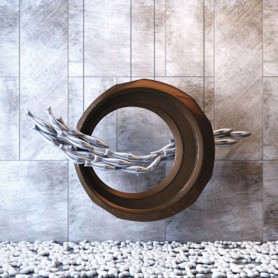 现代大厅鱼群吊饰