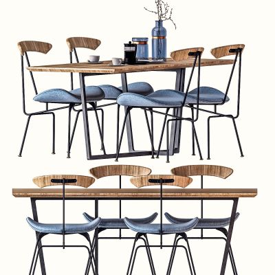 北欧餐桌椅组合