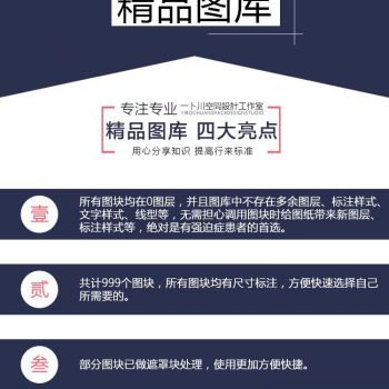 CAD精品图库-酒店、会所、住宅类图库