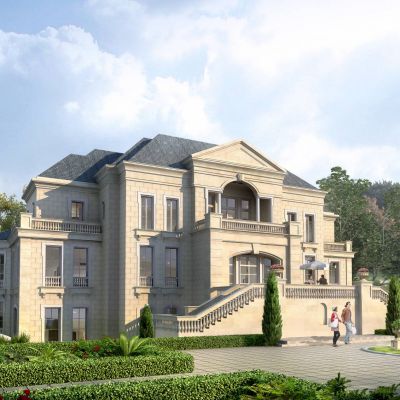 新古典独栋别墅 建筑外观