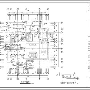 三层欧式别墅CAD图纸+效果图