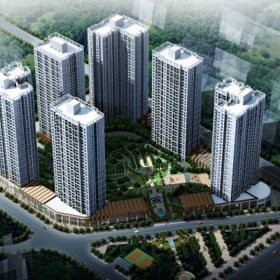 现代老年公寓 高层住宅