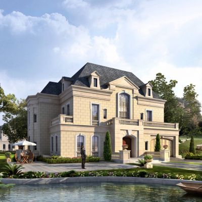 欧式法式独栋别墅 建筑外观