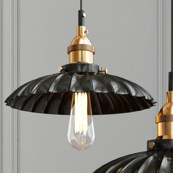  工业风工矿灯吊灯