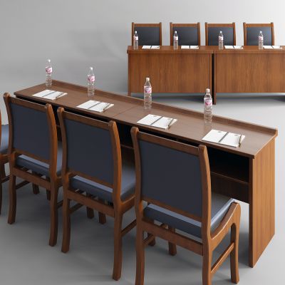现代会议室多功能桌椅