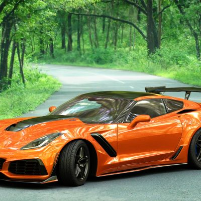 汽车Chevrolet Corvette ZR1 C7 2018
