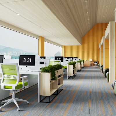  现代公共办公区