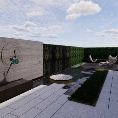 新中式庭院花园