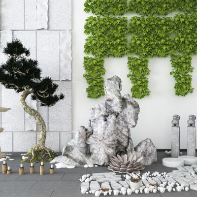 新中式景观小品设计