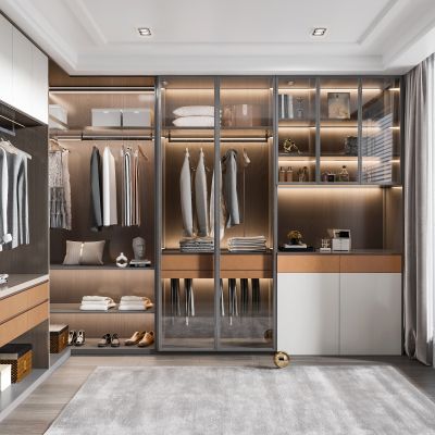现代衣帽间
