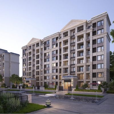 新古典多层住宅 建筑外观