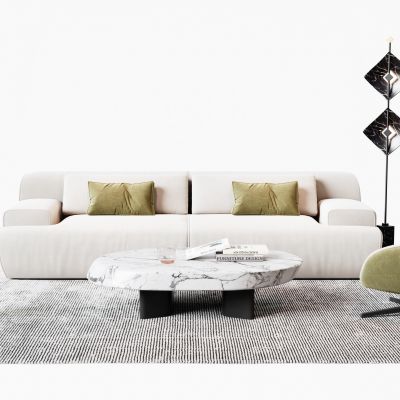 现代沙发茶几组合