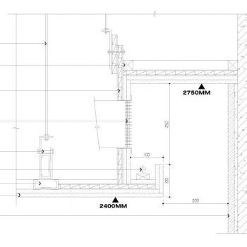 楼梯栏杆，空调送风口节点大样详图