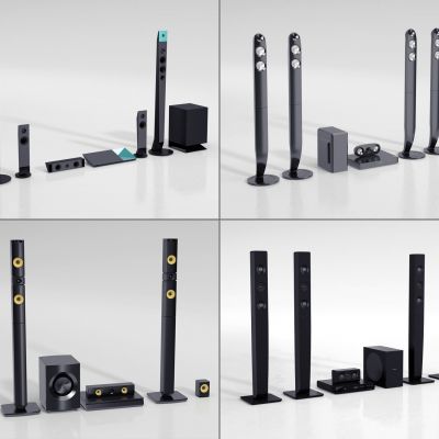 现代家庭影院音响组合