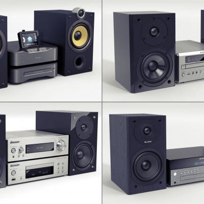 现代家庭影院音响组合