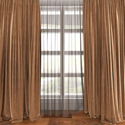 现代布艺窗帘