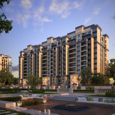 新古典大都会高层住宅 建筑外观