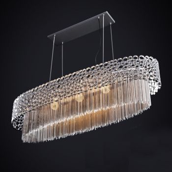  现代新中式水晶吊灯
