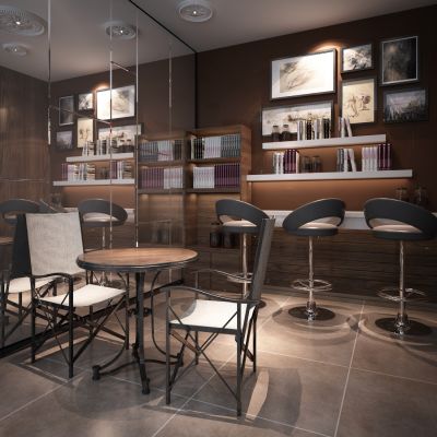 现代奶茶店 咖啡店