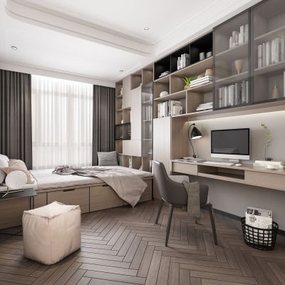 现代榻榻米卧室