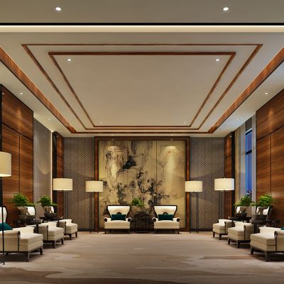 中式贵宾室接待室