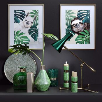  现代花瓶相框画蜡烛摆件，台灯，摆件