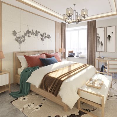 新中式卧室