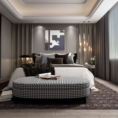 现代轻奢卧室