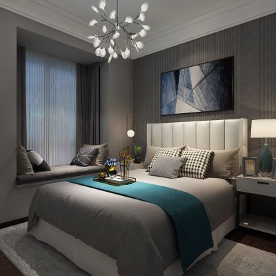 现代卧室