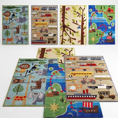 现代儿童地毯组合
