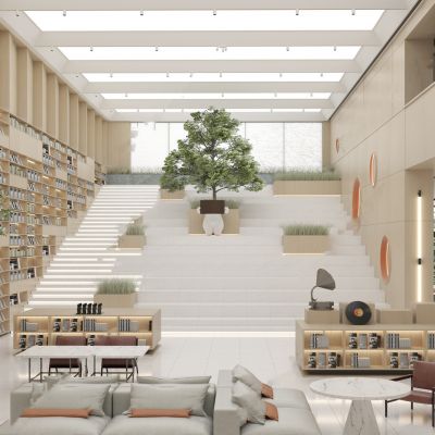 现代幼儿园景观