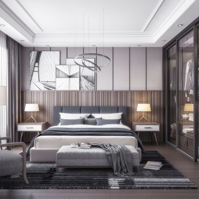 现代卧室