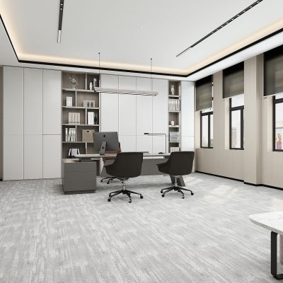 现代经理办公室，领导办公室，董事长办公室，书柜，书架，书桌，老板台，写字台，端景台