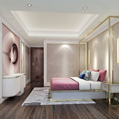 现代轻奢主卧室