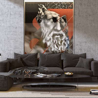 现代沙发 茶几 陈设品