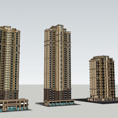 新古典高层住宅公寓