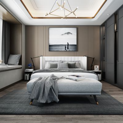 现代卧室