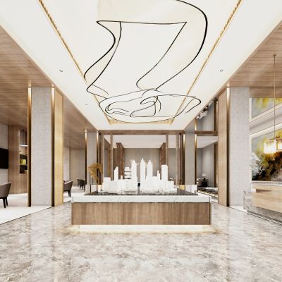 现代简约现代售楼部