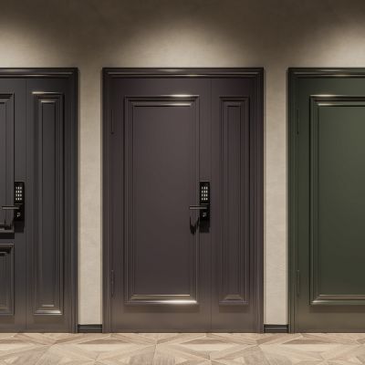 现代入户防盗门