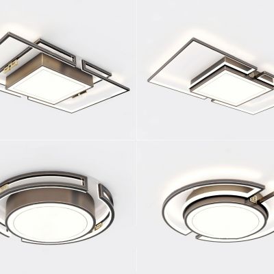 新中式金属吸顶灯