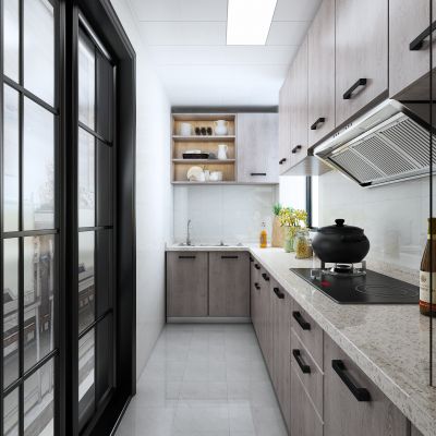 现代简约厨房