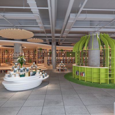 现代图书阅读馆