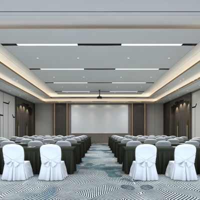 新中式会议室