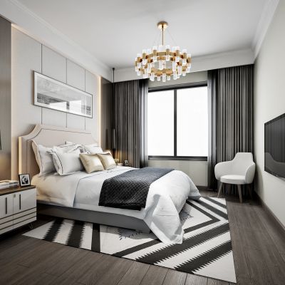 现代简约卧室