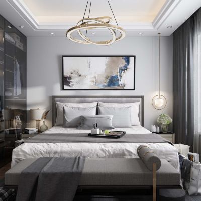 现代轻奢卧室