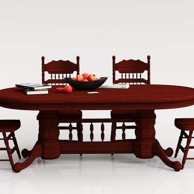 现代红木餐桌椅组合