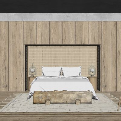 现代民宿度假卧室