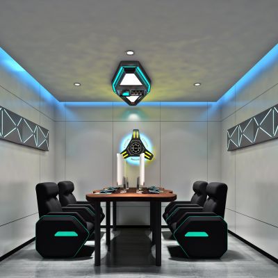 网咖包间3D模型