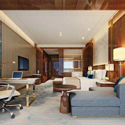 新中式酒店客房